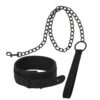 Banoch Collar leash Black Halsband en Riem zwart imitatieleer bondage 987101767 5 scaled scaled