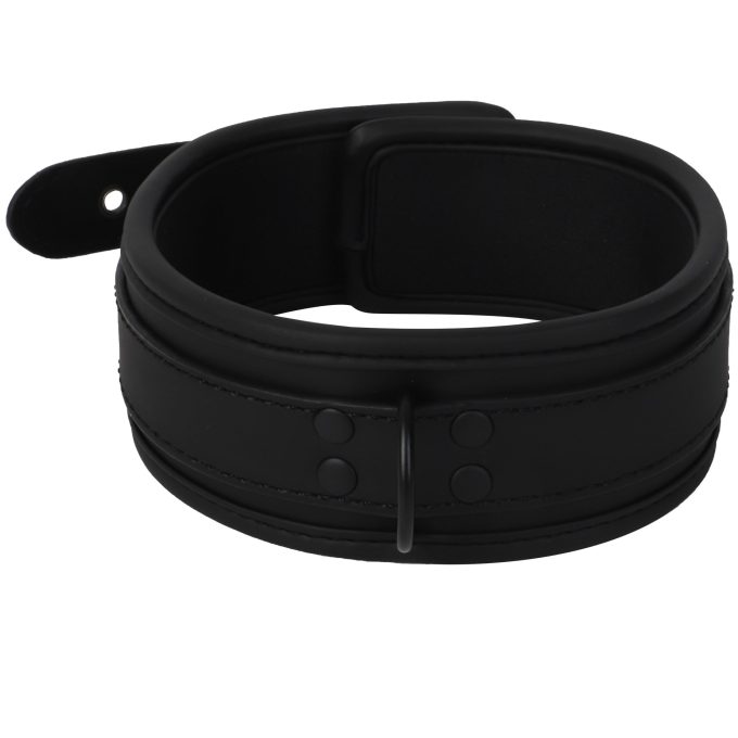 Banoch Collar leash Black Halsband en Riem zwart imitatieleer bondage 987101767 6 scaled scaled