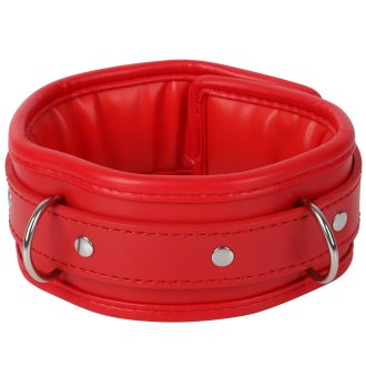 Banoch Collar leash Red Halsband en Riem Rood met zilver bdsm 987101700 14 scaled scaled