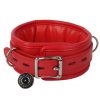 Banoch Collar leash Red Halsband en Riem Rood met zilver bdsm 987101700 8 scaled scaled