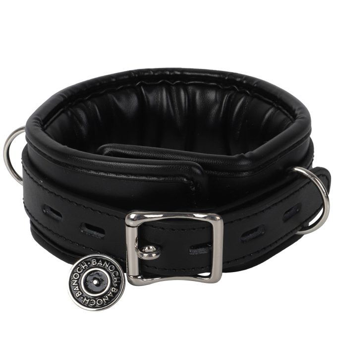 Banoch Collar leash Silver Halsband en Riem Zwart met zilver 987101699 11 scaled scaled
