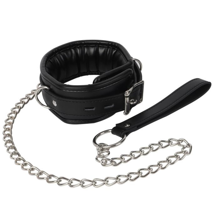 Banoch Collar leash Silver Halsband en Riem Zwart met zilver 987101699 13 scaled scaled