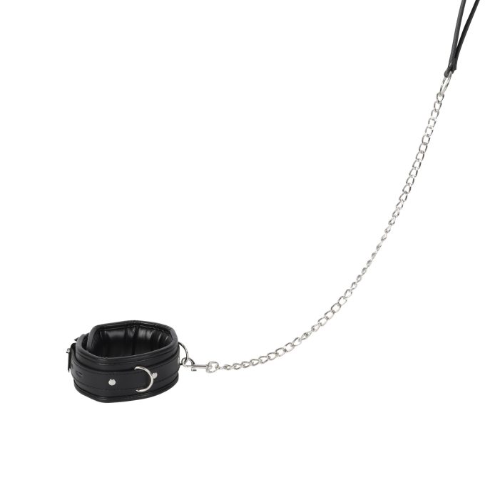 Banoch Collar leash Silver Halsband en Riem Zwart met zilver 987101699 14 scaled scaled