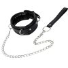 Banoch Collar leash Silver Halsband en Riem Zwart met zilver 987101699 6 scaled scaled