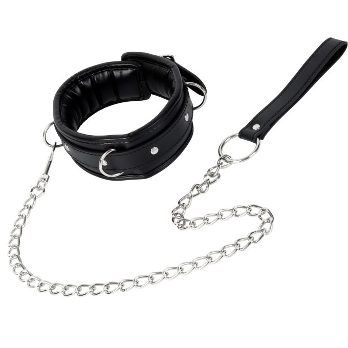 Banoch Collar leash Silver Halsband en Riem Zwart met zilver 987101699 6 scaled scaled