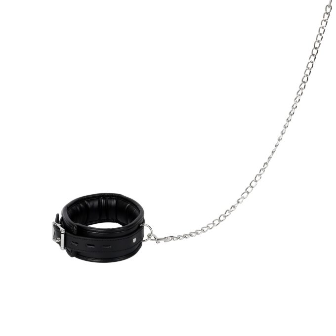 Banoch Collar leash Silver Halsband en Riem Zwart met zilver 987101699 7 scaled scaled