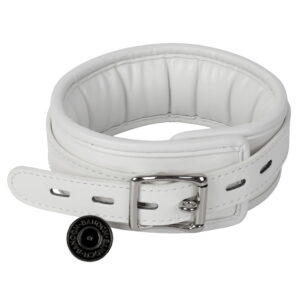 Banoch Collar leash White Halsband en Riem wit imitatieleer bondage 987101766 3 scaled scaled