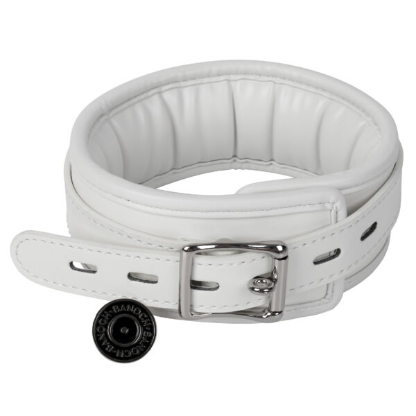 Banoch Collar leash White Halsband en Riem wit imitatieleer bondage 987101766 3 scaled scaled