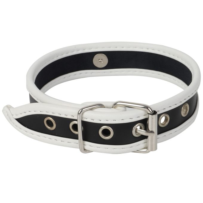 Banoch Collar of O White wit pu leer halsband bdsm 987101765 2 scaled scaled