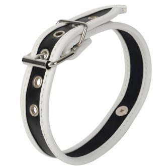 Banoch Collar of O White wit pu leer halsband bdsm 987101765 3 scaled scaled