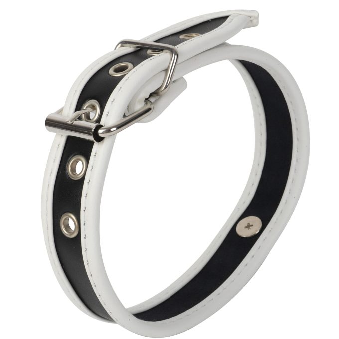 Banoch Collar of O White wit pu leer halsband bdsm 987101765 3 scaled scaled