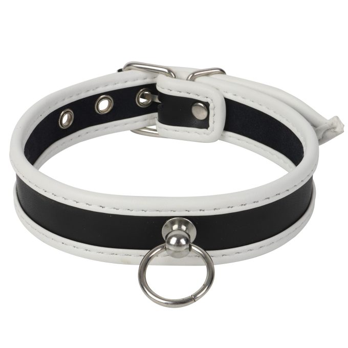 Banoch Collar of O White wit pu leer halsband bdsm 987101765 4 scaled scaled