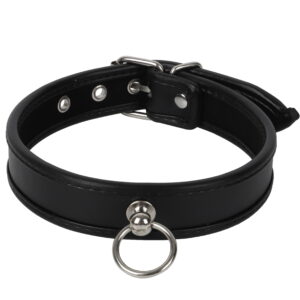 Banoch Collar of O black Zwart Pu Leer halsband bdsm 987101635 4 scaled scaled