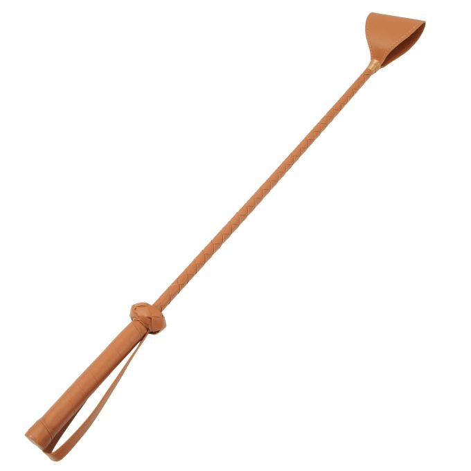 Banoch Crop Brown 67 cm Paardrijzweep bruin pu leer 1 scaled scaled