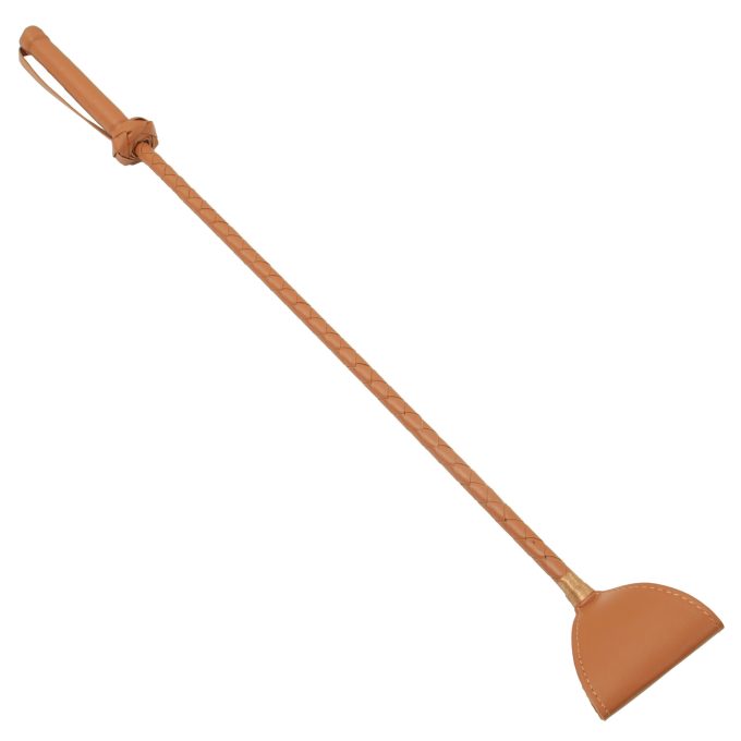 Banoch Crop Brown 67 cm Paardrijzweep bruin pu leer 3 scaled scaled