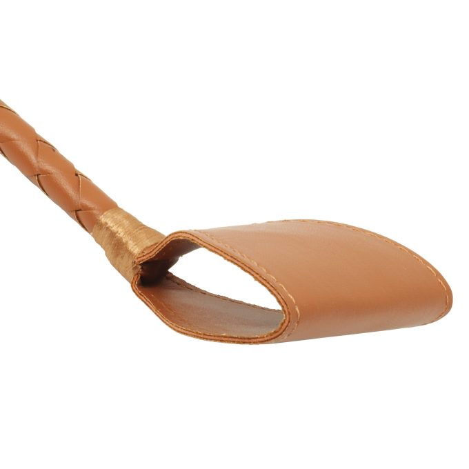 Banoch Crop Brown 67 cm Paardrijzweep bruin pu leer 4 scaled scaled
