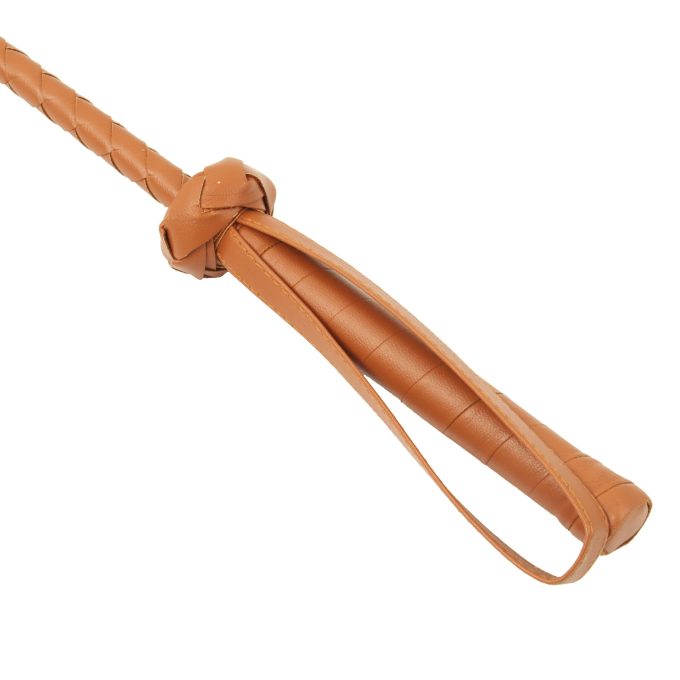 Banoch Crop Brown 67 cm Paardrijzweep bruin pu leer 5 scaled scaled