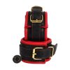Banoch Handcuff gold rode Handboeien leer met goud bondage 987101375 13 scaled scaled