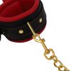 Banoch Handcuff gold rode Handboeien leer met goud bondage 987101375 27 scaled scaled
