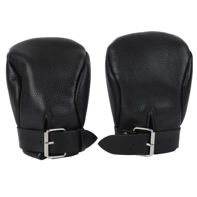 Banoch Perrito Mittones dog paws mittens bondage PU Leer Zwart puppy play 987101743 2 scaled scaled