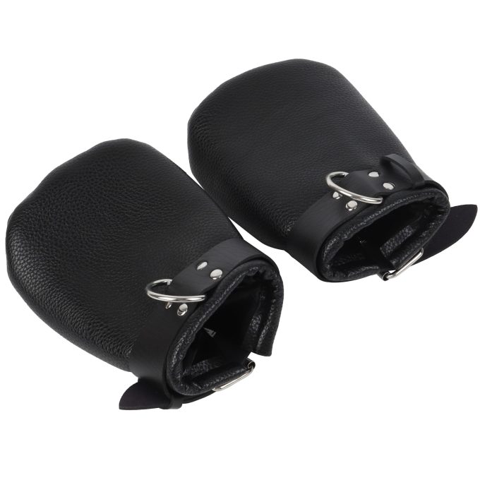 Banoch Perrito Mittones dog paws mittens bondage PU Leer Zwart puppy play 987101743 4 scaled scaled