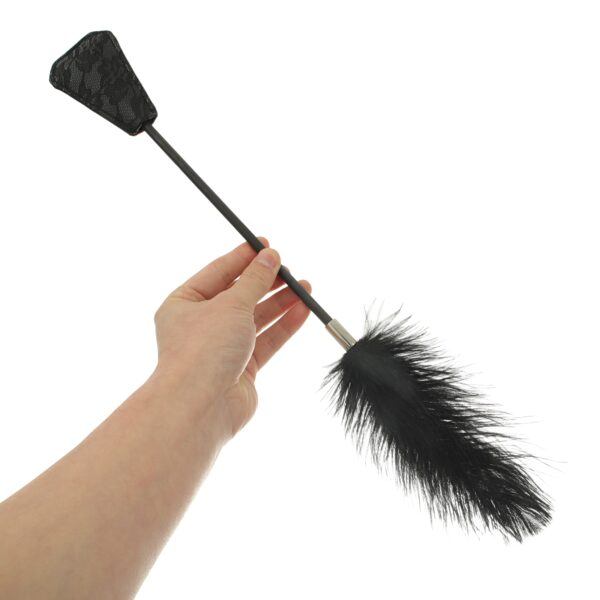 Banoch Rijzweep Courtesan Veer zwart 50 cm 4 scaled scaled