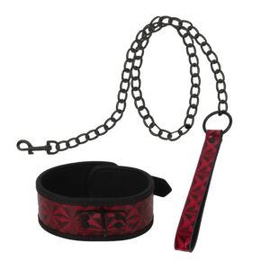 Banoch collar Geometric red halsband patroon rood bdsm 987101334 6 scaled scaled