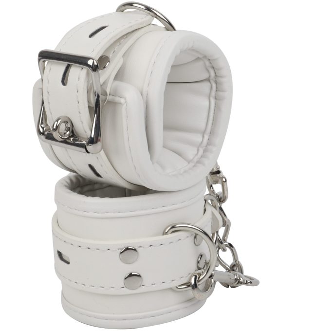 Banoch handboeien van pu leer gevoerd wit bondage 987101777 6 scaled