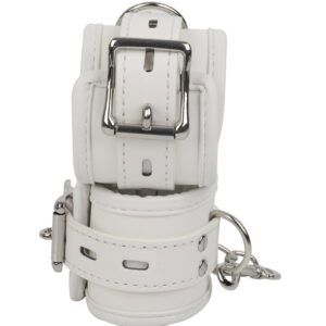 Banoch handboeien van pu leer gevoerd wit bondage 987101777 7 scaled scaled