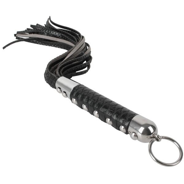 Banoch Flogger zwart Pu Leer Zweep kort 987101150 5 scaled scaled