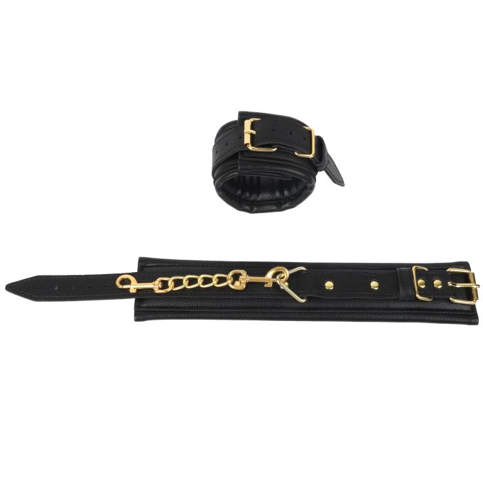 Banoch Handcuff gold Handboeien leer met goud 987101325 5 scaled scaled