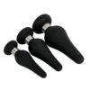 Banoch Buttplug set ring luxe Siliconen zwart 3 delig 987101955 3 scaled scaled