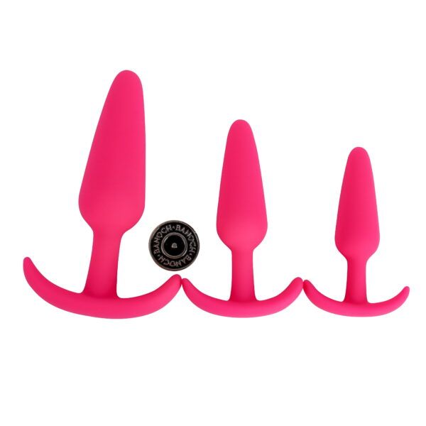 Banoch Buttplug set siliconen ergo roze 3 delig 987102121 1 scaled scaled