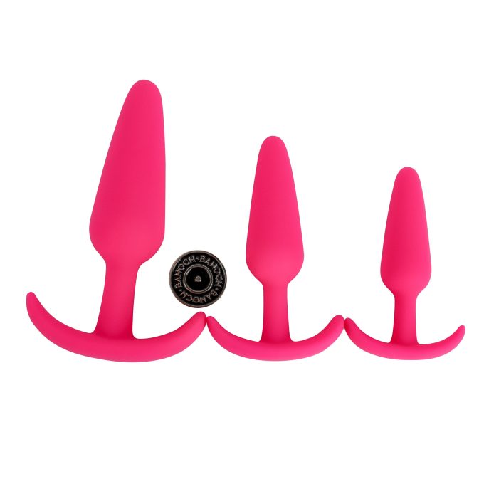 Banoch Buttplug set siliconen ergo roze 3 delig 987102121 1 scaled scaled