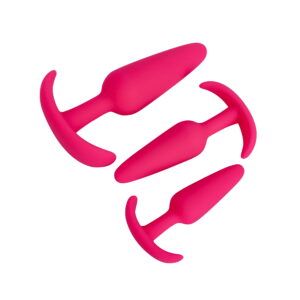 Banoch Buttplug set siliconen ergo roze 3 delig 987102121 2 scaled scaled