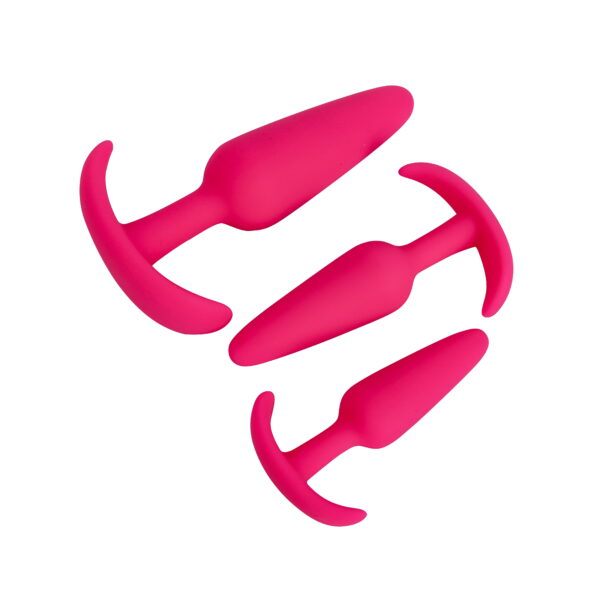 Banoch Buttplug set siliconen ergo roze 3 delig 987102121 2 scaled scaled