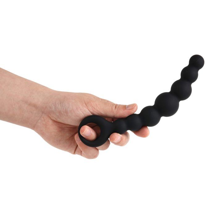 Banoch Chain Bozel black zwart siliconen Ø 3,1cm 19 cm in verpakking (3)