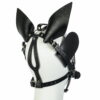 Banoch Mask Horseplay zwart pu Leer ponyplay bit gag masker 987101988 3