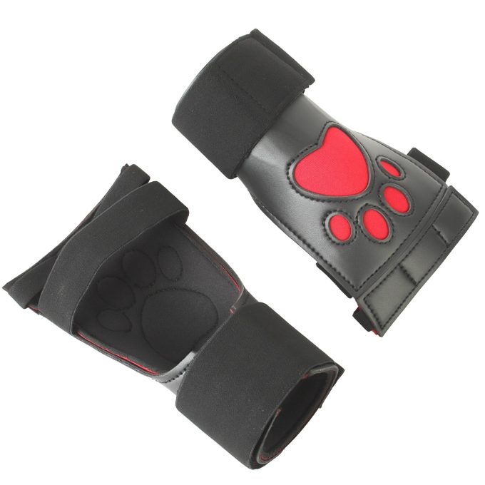 Banoch Perrito Mittones dog paws PU Leer rood Voetje puppy play 987102248 4 scaled scaled