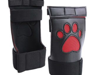 Banoch Perrito Mittones dog paws PU Leer rood Voetje puppy play 987102248 vs 1