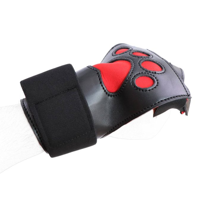 Banoch Perrito Mittones dog paws PU Leer rood Voetje puppy play 987102248 vs 11