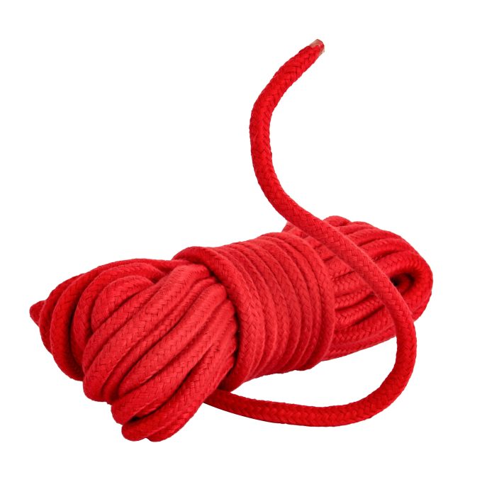 Banoch bondagetouw rood 10 meter katoen zonder kern zacht 987102295 4 scaled scaled