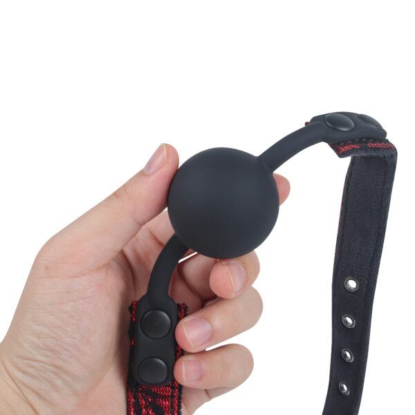 Banoch courtesan ballgag red siliconen Bal ∅ 4 cm (2)