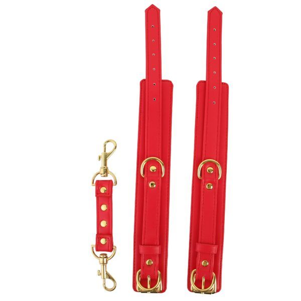 Banoch handboeien van pu leer rood goud bondage 987102334 4 scaled scaled Banoch handboeien van pu leer rood goud bondage 987102334 4 scaled scaled