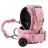 Banoch handboeien van pu leer roze zwart bondage 987102328 1 scaled scaled