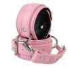 Banoch handboeien van pu leer roze zwart bondage 987102328 2 scaled scaled