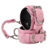 Banoch handboeien van pu leer roze zwart bondage 987102328 6 scaled scaled