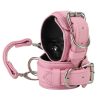 Banoch handboeien van pu leer roze zwart bondage 987102328 6 scaled scaled