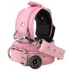 Banoch handboeien van pu leer roze zwart bondage 987102328 7 scaled scaled