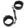 Banoch handboeien van pu leer zwart zilver bondage 987102334 10 scaled scaled
